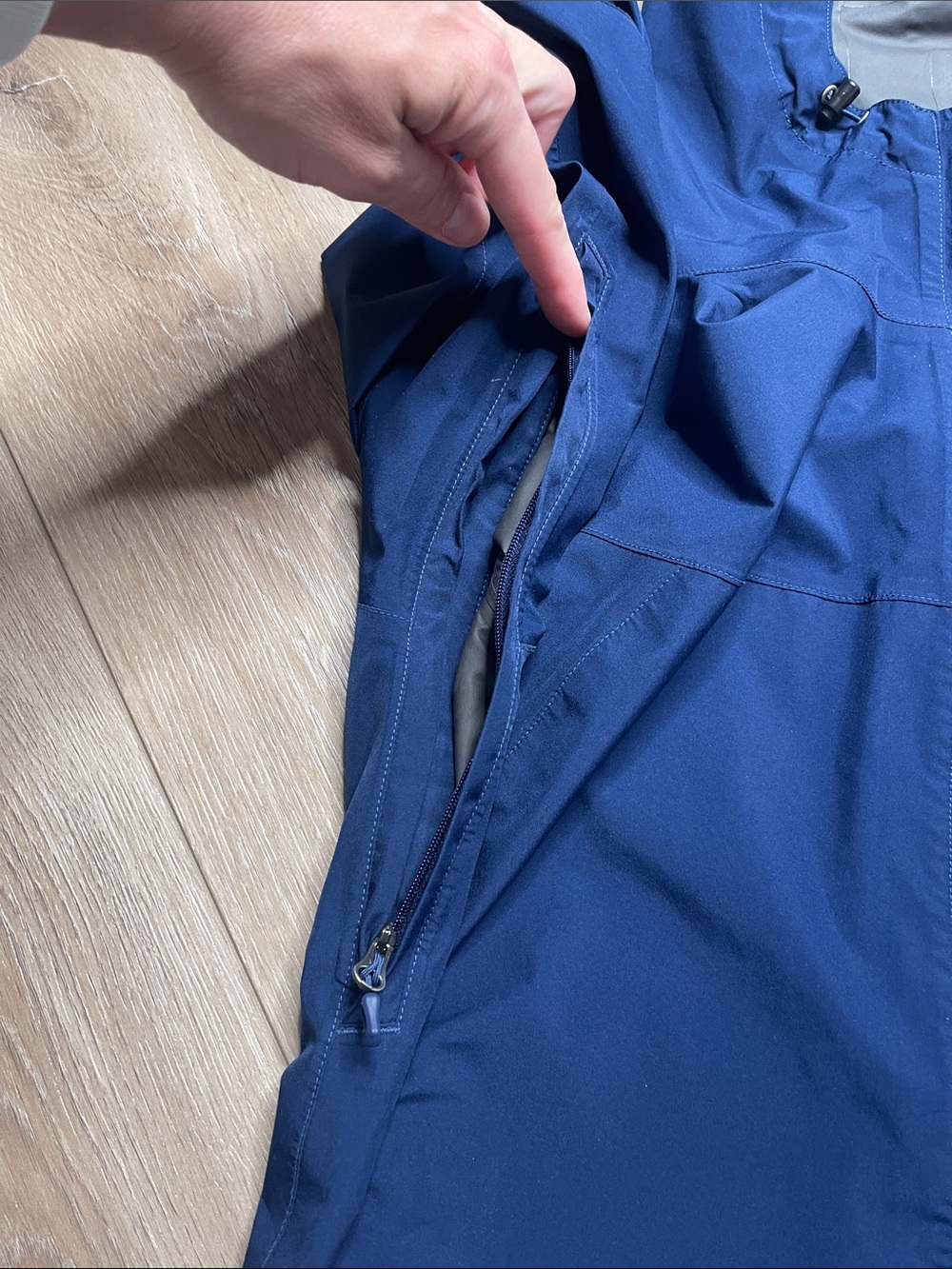Marmot Women’s Minimalist Gore-Tex Rain Jacket Style I1154 Blue Size M - Picture 6 of 10